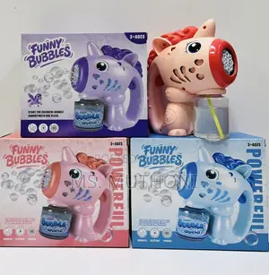 Funny Bubbles" Branded Bubble Machine Gun