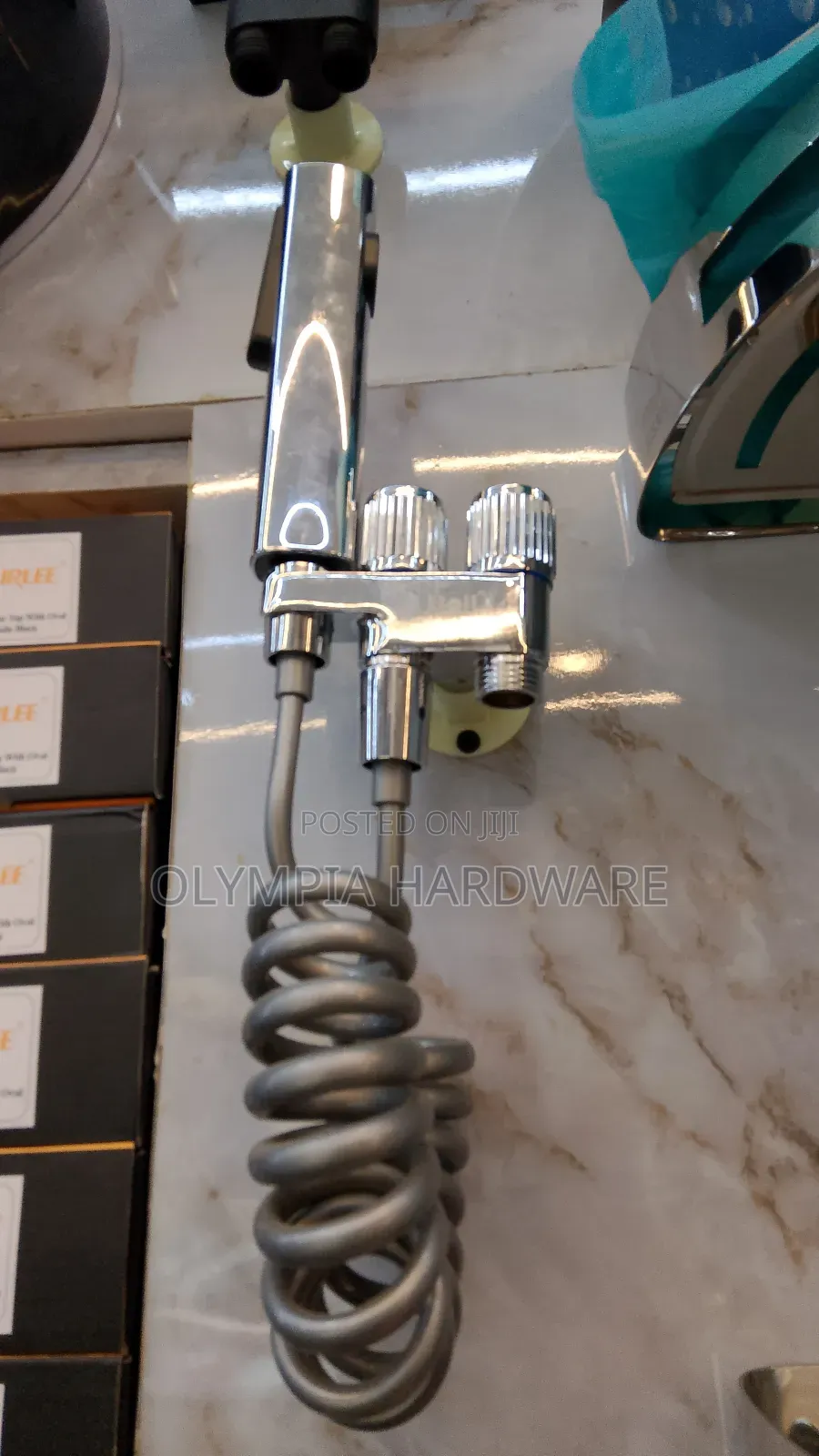 Silver Bidet + Angle Valve