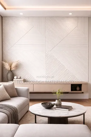 Modern 3d Pu Wall Panel – Decorative Geometric Interior Wall Cladding