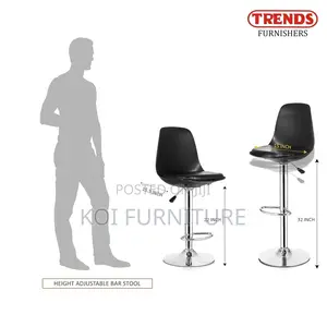 Barstools; Upholstered Leather 360 Swivel Barstools