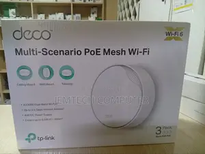 Tp-Link Deco X50 Ax3000 Home Mesh With Poe (3 Pack) - Tl-Deco X50-Poe