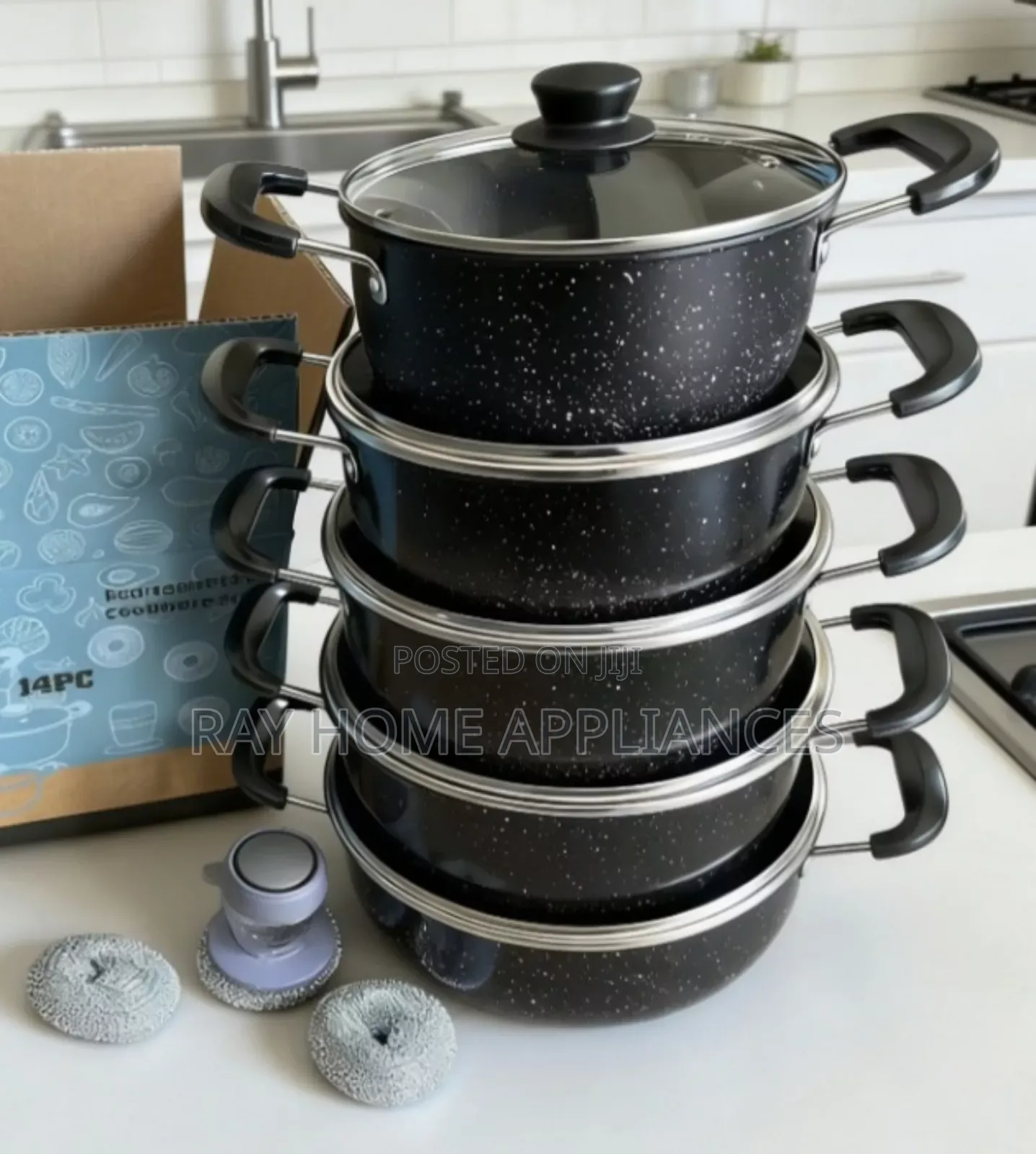 14 Pieces Cookware Set