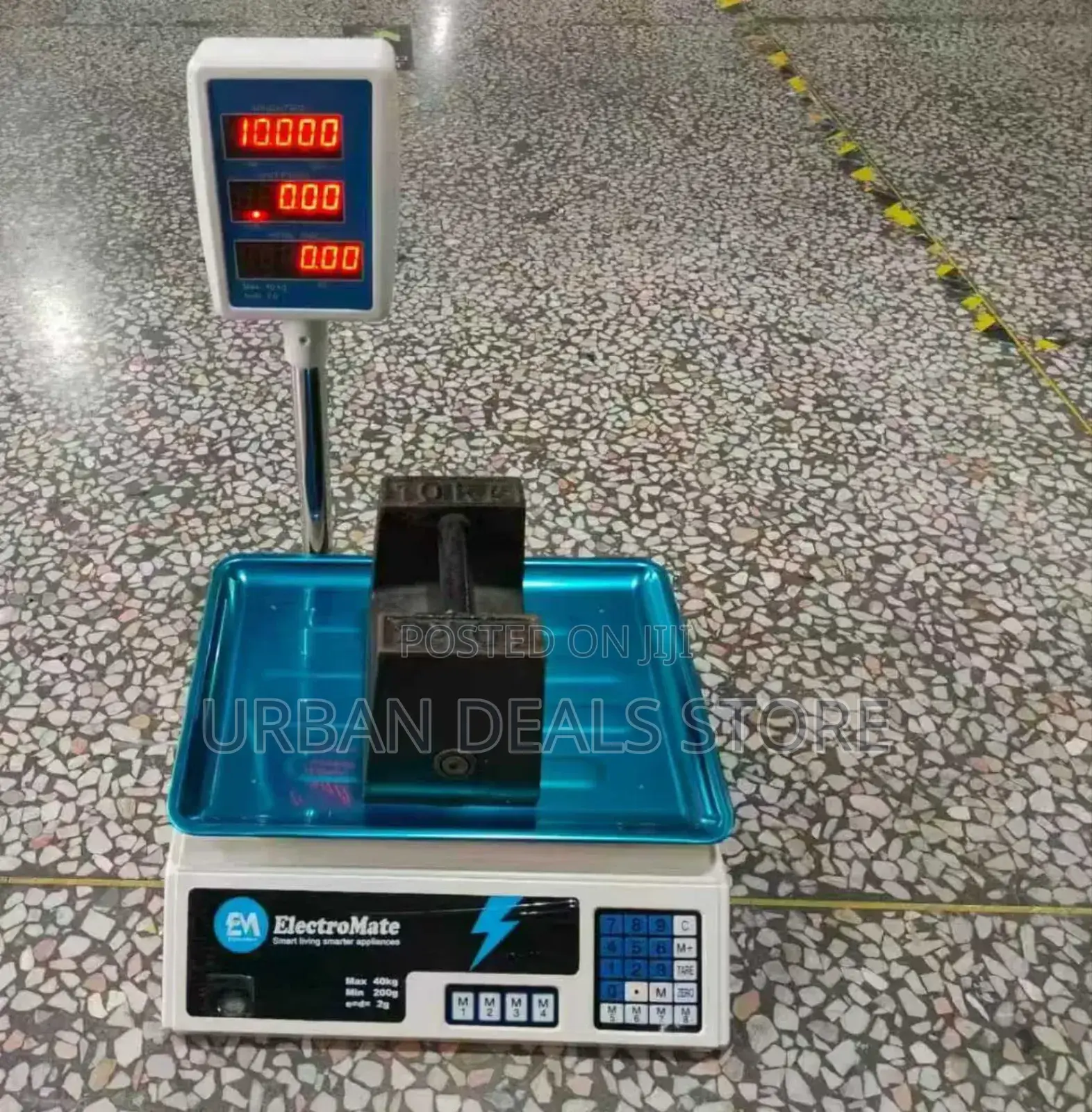 40kgs Electromate Digital Computing Weighting Scale With Arm