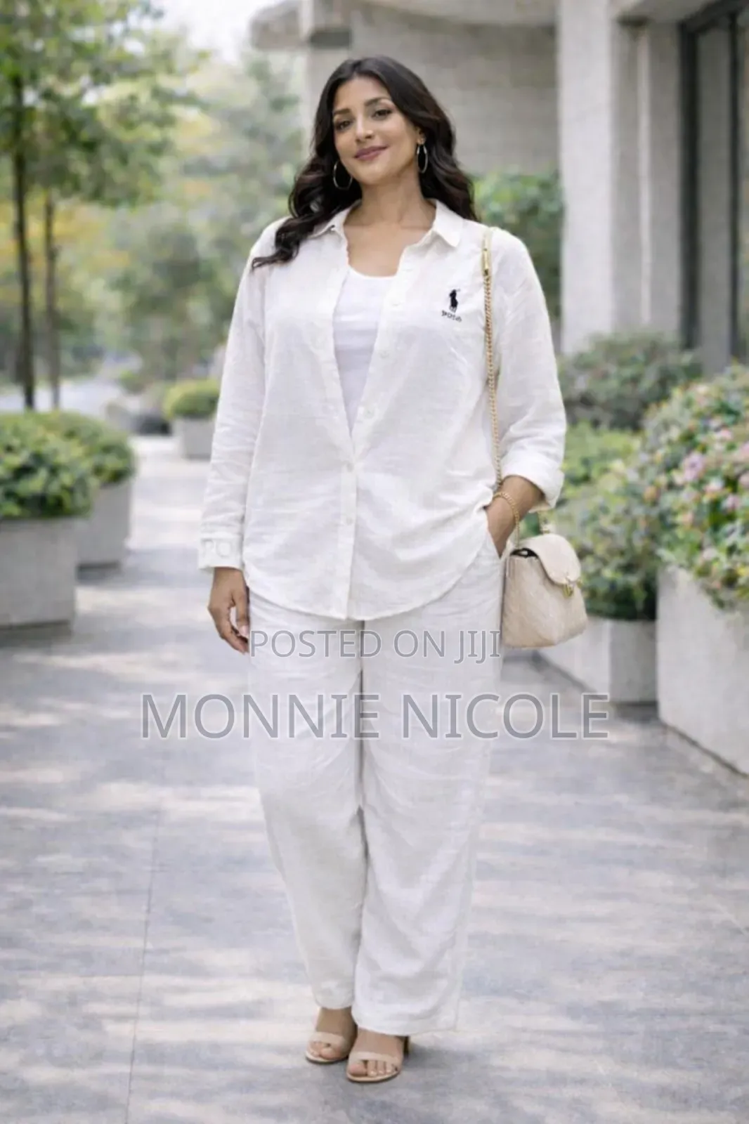 Ladies Linen 2pc Set