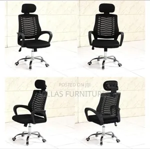 Secretarial Mesh Office Chair -Smooth Movement,Cool Mesh Backrest
