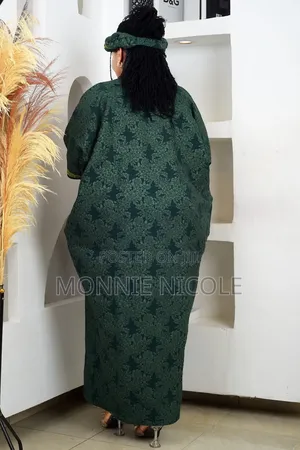 Classic Green Bubu/Kaftans With Headgear