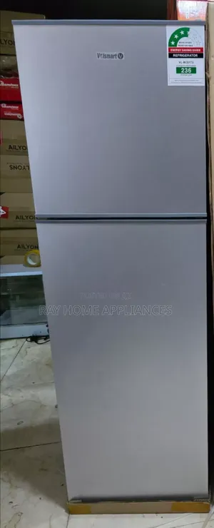 118litres Silver Volsmart Double Door