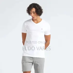 Essential Cotton 3 Pack v Neck T-Shirt - Tommy Hilfiger