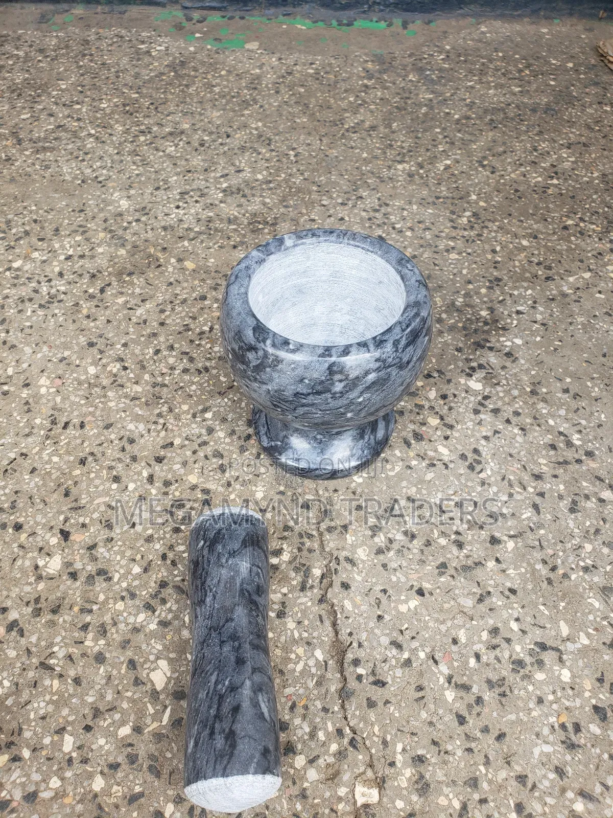 Stone Mortar and Pestle