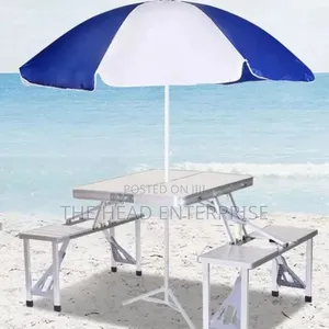 Picnic Table With Umbrella Outdoor