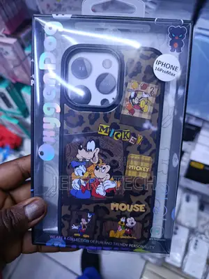 Donald Duck Mickey Friends Leopard Print iPhone 16 Pro Max Case