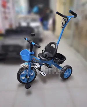 Happy Day Children's Tricycle With a Parental Push Handle