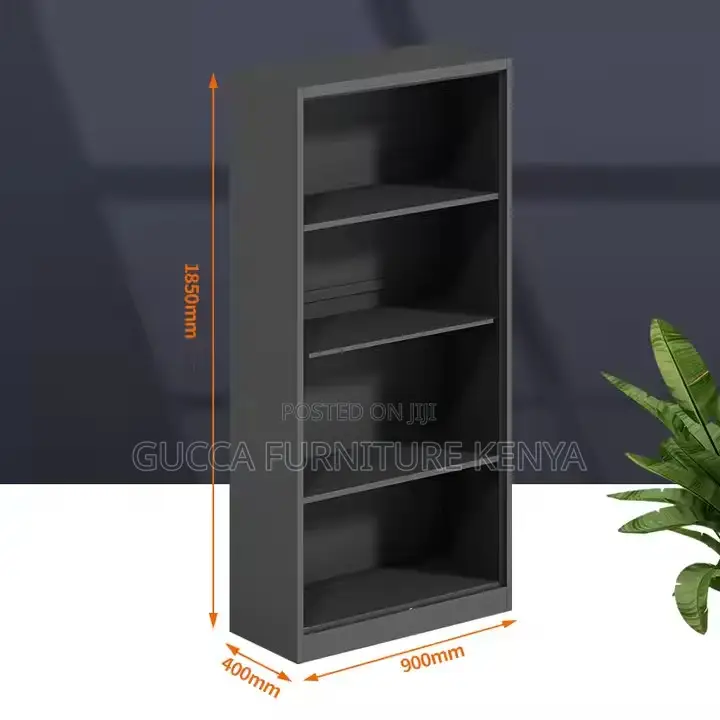Home Office Open Storage Custom Bookshelf