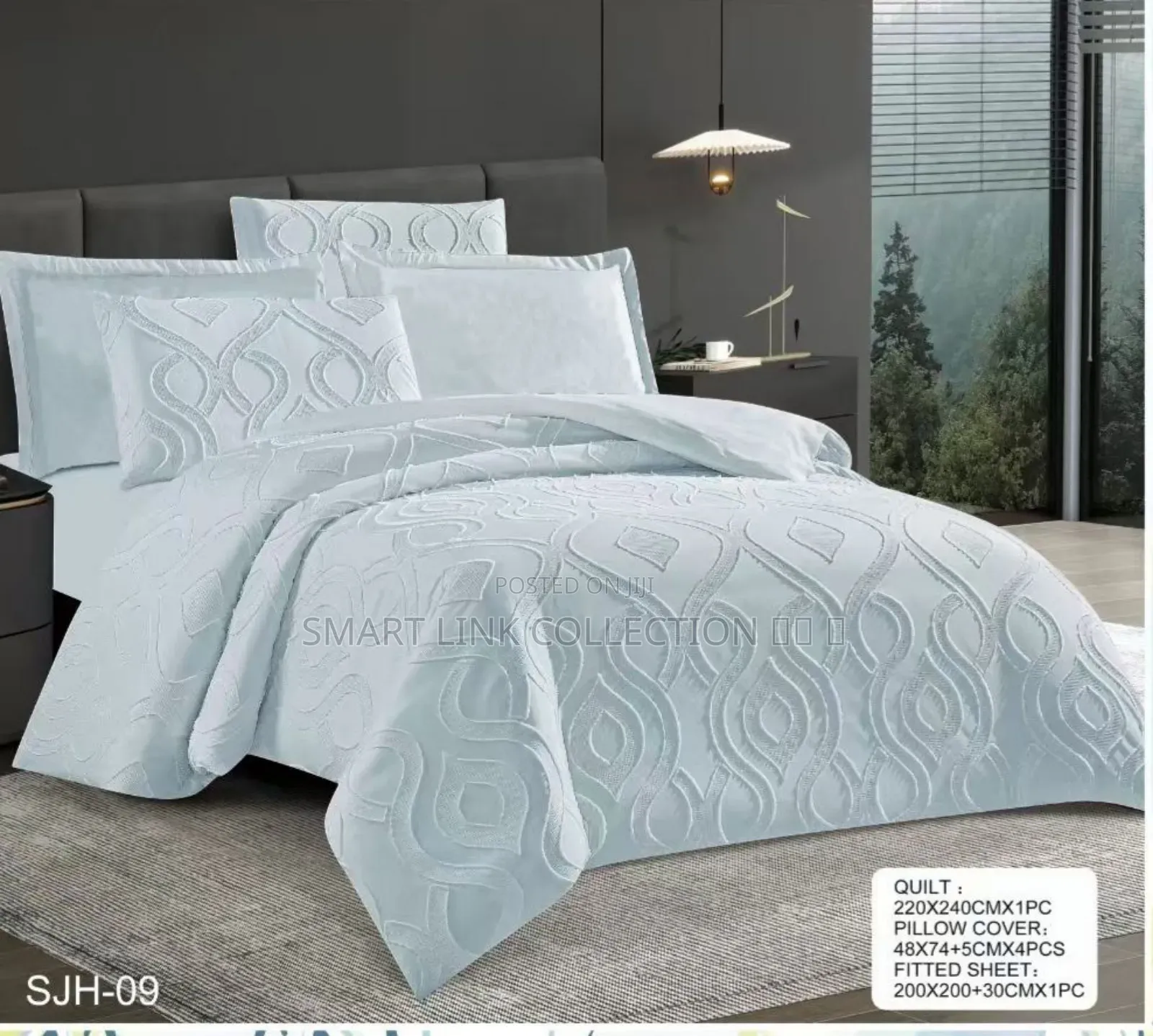 6 PCS Tufted Duvet Cover
