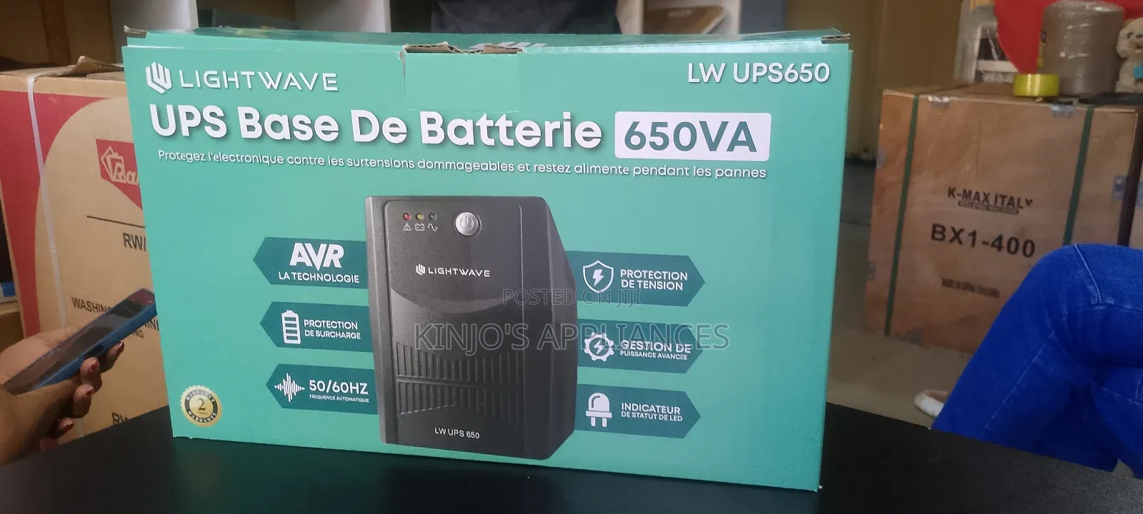 Lightwave 650va Ups Base Be Battery Best Quality