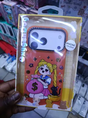 Sailor Moon Cute Cartoon Phone Case for iPhone 17 Pro Max -Orange