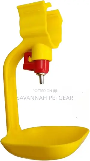 J Type Automatic Chicken Nipple Drinker With Square Drip Cup
