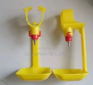 J Type Automatic Chicken Nipple Drinker With Square Drip Cup