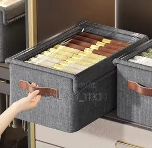 Storage Baskets//Closet Organizers With Cover