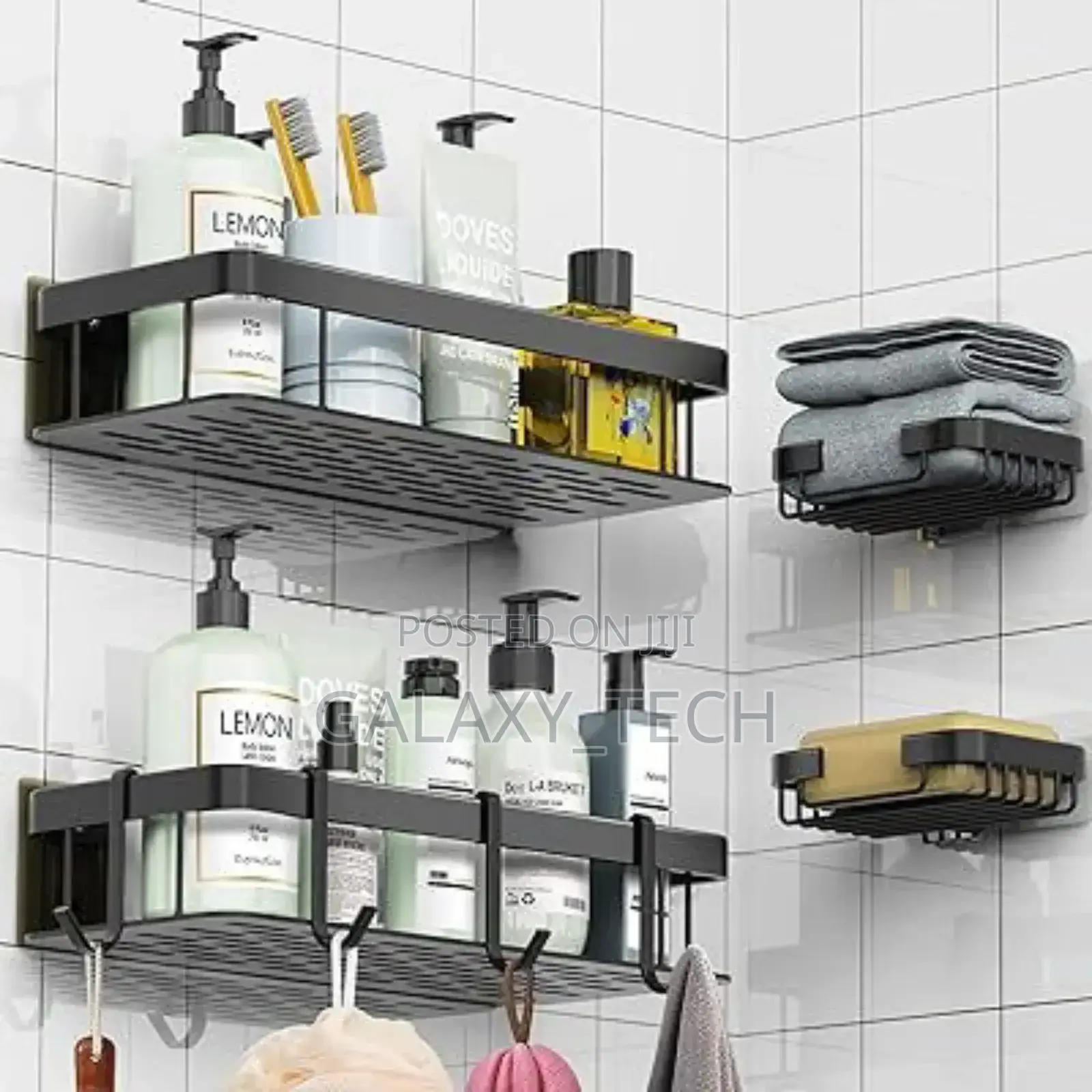 4pcs Set Shower Caddy//Bathroom Organizer
