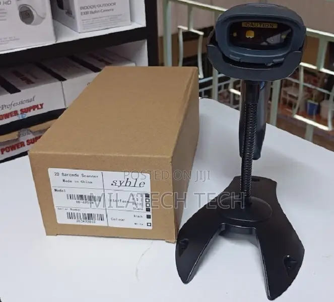 Syble Barcode Scanner 2d With Stand