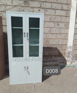 Modern Half Glass Filling Cabinet -Professional Finish