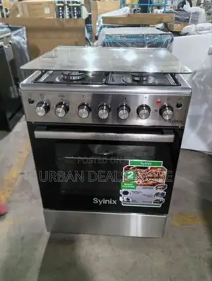 Syinix 60×60 3+1 Standing Cooker With Electric Oven