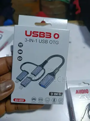 3-in-1 Usb Otg Adapter, Featuring Dual for Type-C and Micro Usb Device