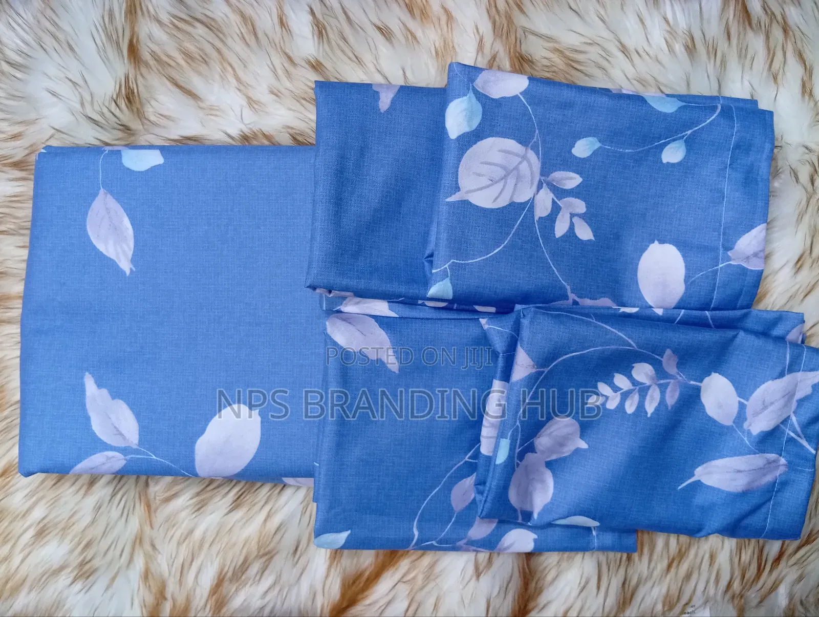 6pcs Set Cotton Bedsheets Without Elastic Edges 
Size 5/6, 6*6,6*7sng
