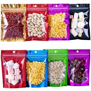 Transparent Front Window Ziplock Mylar Bags.