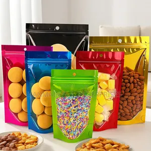 Transparent Front Window Ziplock Mylar Bags.