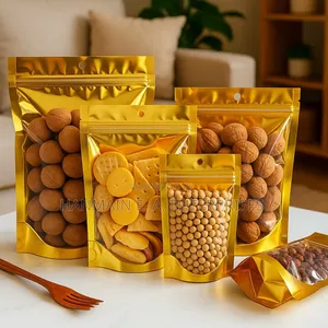 Transparent Front Window Ziplock Mylar Bags.