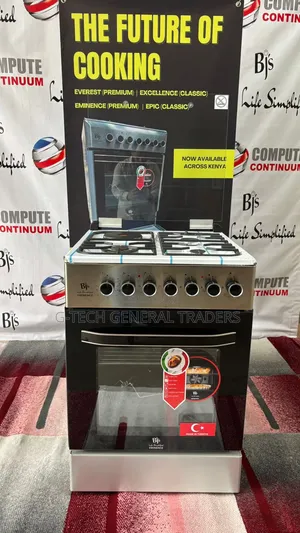 Eminence Inox BJS Cooker 3gas+Hotplate 60*60 With Gas Sensor