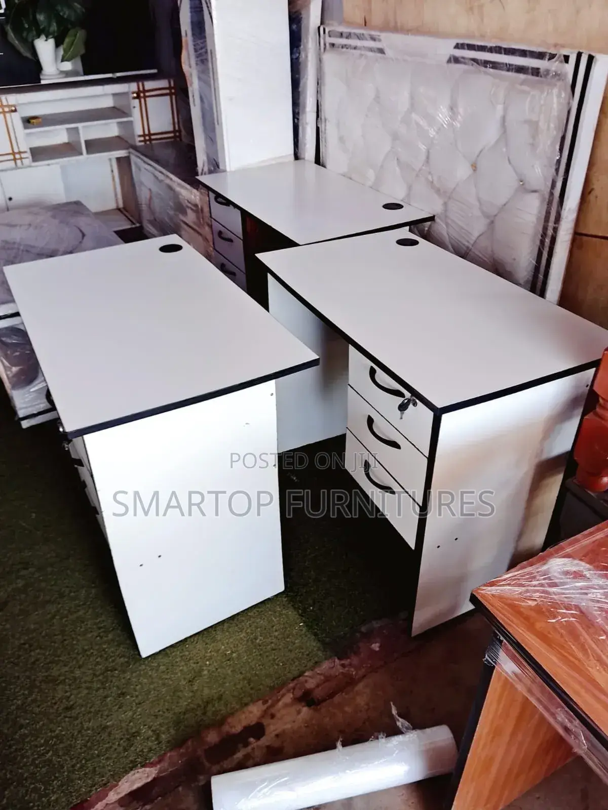 White Study Table