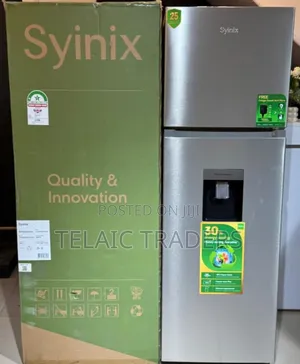Syinix Double Door Refrigerator No Frost 257 Litres With Water
