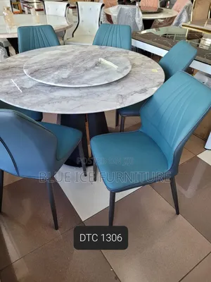 Modern Dining Table With Turntable