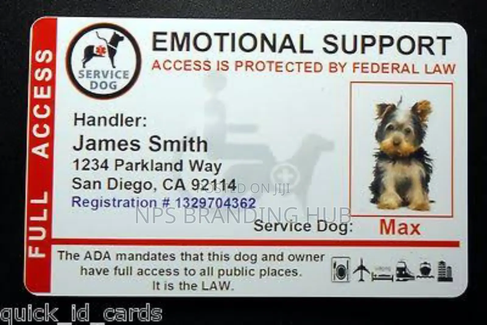 Business Id Printing