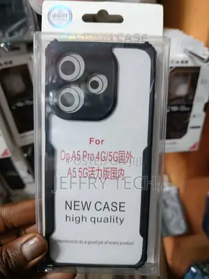 Oppo A5 Pro 5g Transparent Shockproof Camera Protective Back Cover