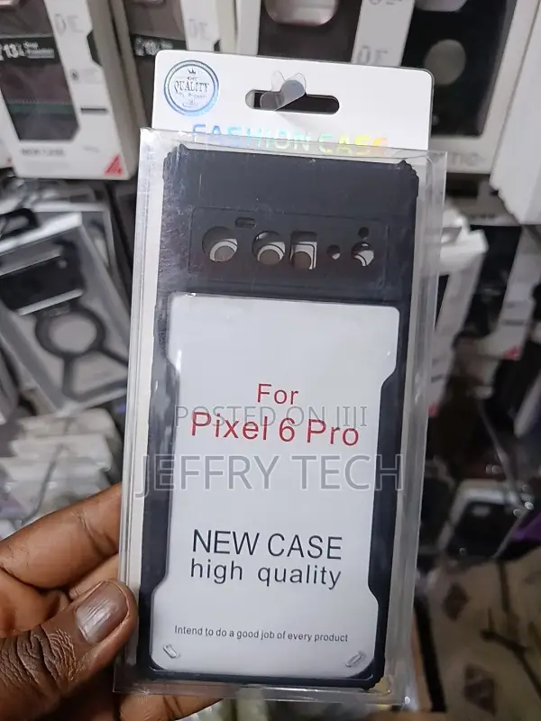 Google Pixel 6 Pro Edge-Reinforced Shockproof Cushion Back Clear Case
