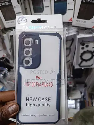 Infinix Hot 60 Pro Plus (+) Transparent, Clear and Colorless With Bla