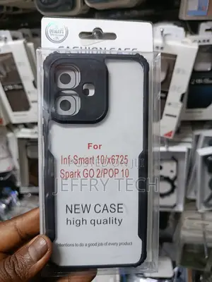 Shockproof Crystal Clear Back Cover Case for Infinix Smart 10 | 360 De
