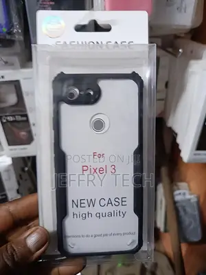 Google Pixel 3 Back Cover Shockpoorf Transparent Bumper Case With Cam