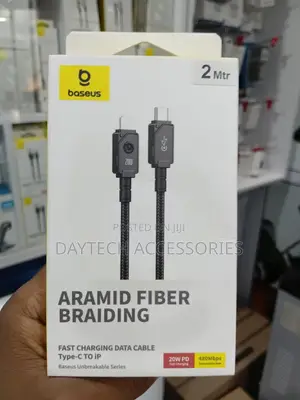 Baseus Usb-C to Lighting 20w Unbreakable Fast Charging Braided 2m