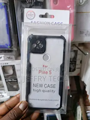 Google Pixel 5 Shockproof Bumper Clear Acrylic Mobile Phone Case