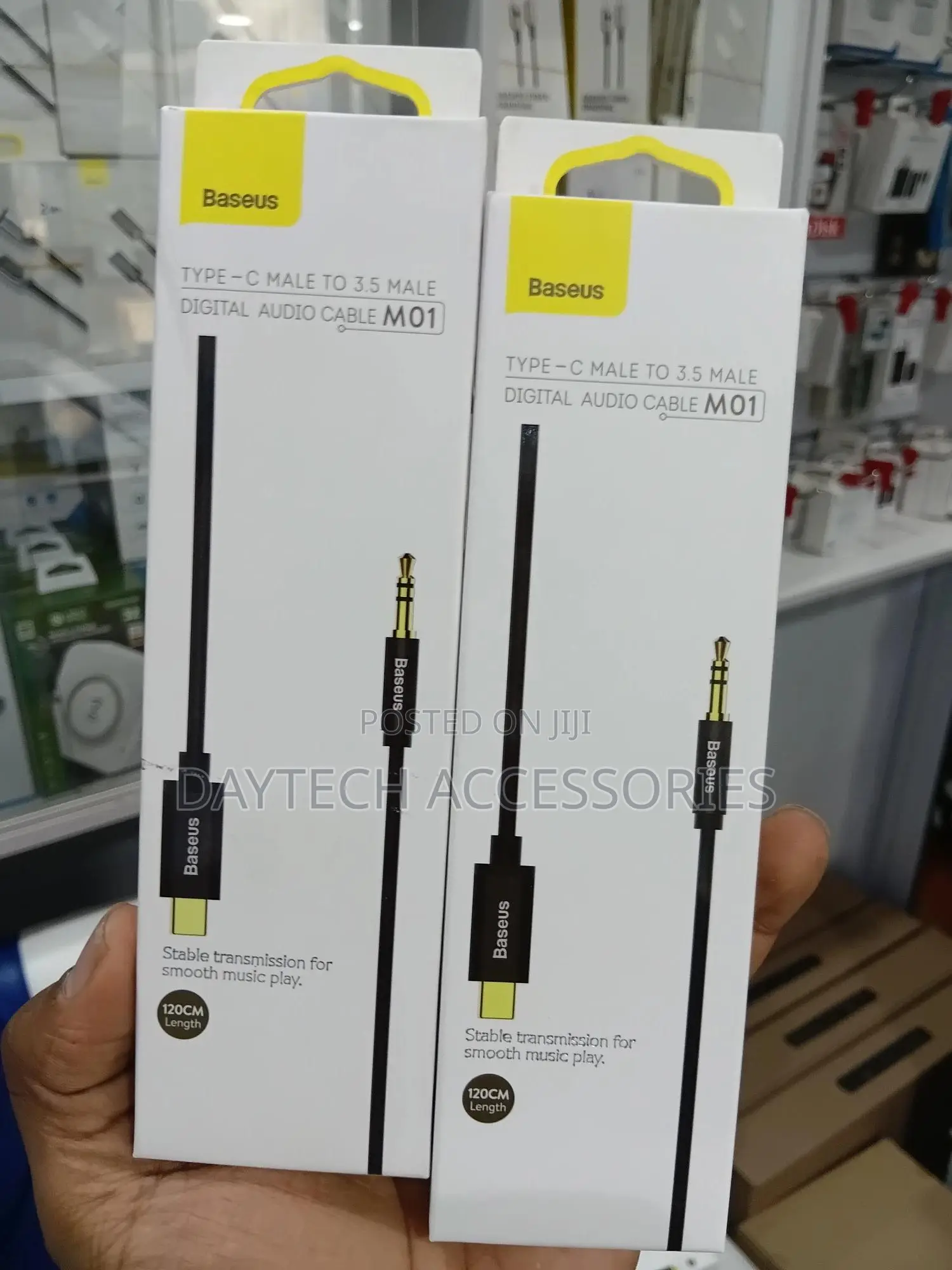 Baseus Yiven Type-C to 3.5mm Digital Audio Cable (Model M01).