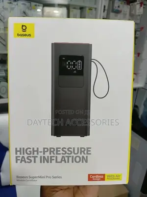 Baseus Supermini Pro Car Tire Wireless Air Pump Inflator - 4000mah