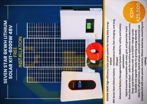 6kw Lithium Battery Solar System Full Kit