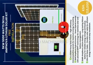 5kw Ampnova Complete Solar System Kit With Free Installation