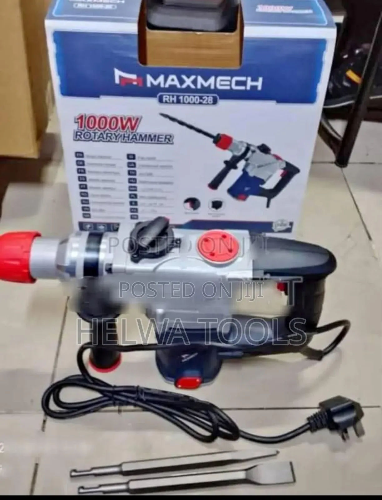1000 Watts, Rotary Hammer Drill Maxmech
