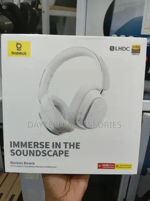 Baseus Bluetooth Wireless Headphones H1 Pro 80 Hours Playtime - White
